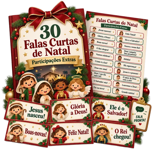 Bônus 3: 30 Falas Curtas de Natal para Participações Extras