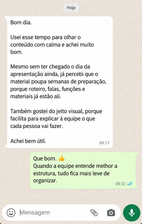 Depoimento 4 de líder do Ministério Infantil