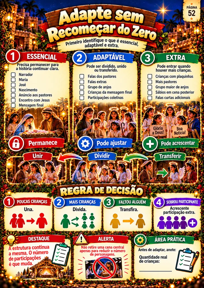 Página do Plano de Adaptação para Ausências